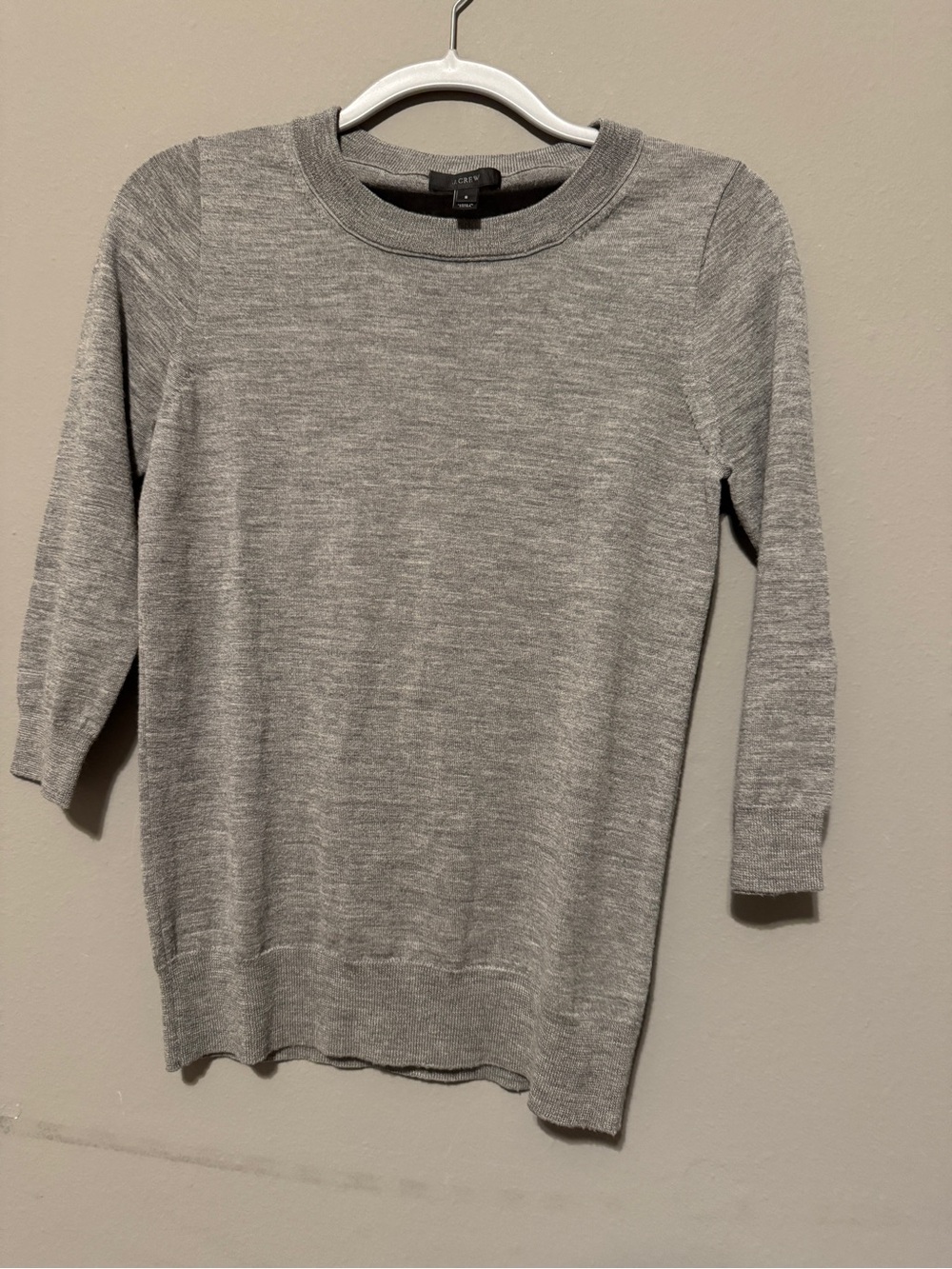 J. Crew Gray Crewneck Sweater